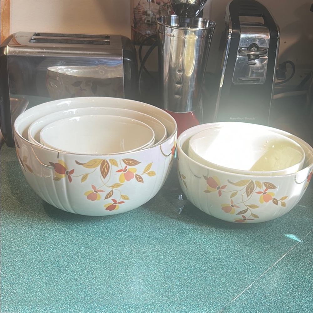 Floral Ceramic Bowl Set - Picture 7 of 7